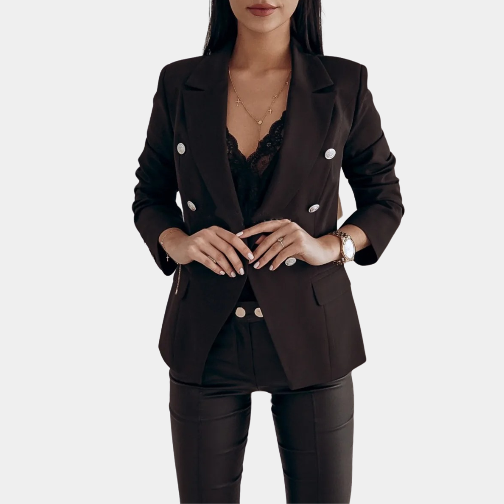 Casual Blazer Met Knopen Voor Dames - Jenna