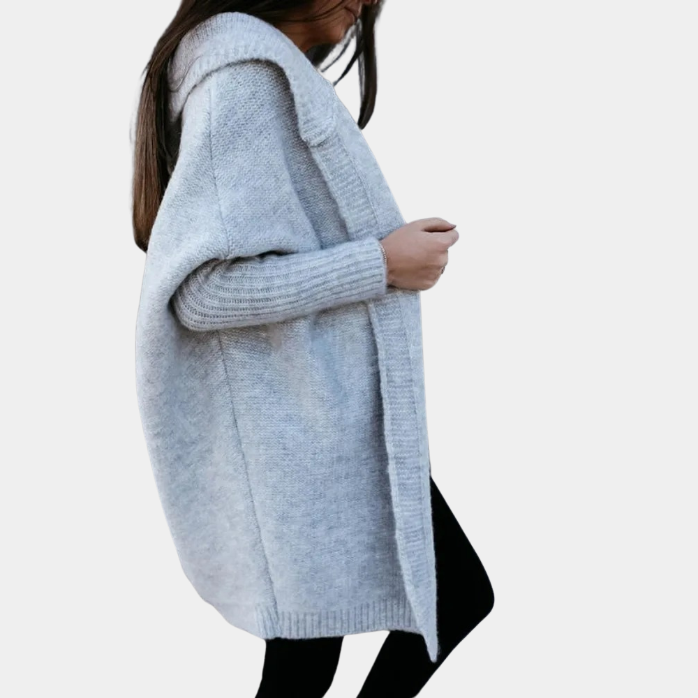Lang Dames Vest Met Capuchon - Chaveli