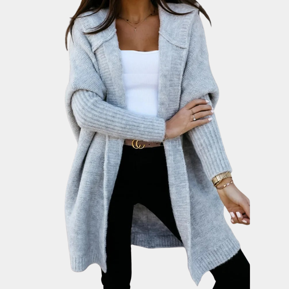 Lang Dames Vest Met Capuchon - Chaveli