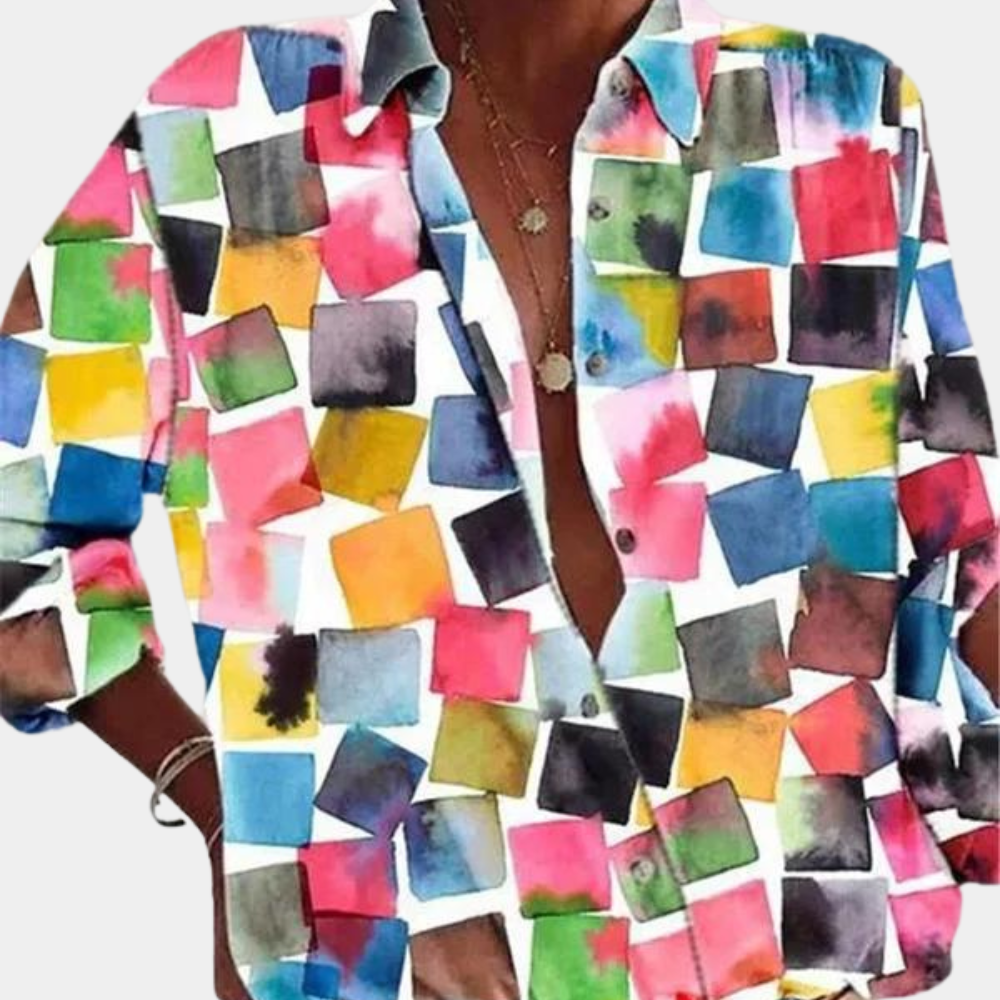 Chique Kleuren Blouse voor Dames - Angelique