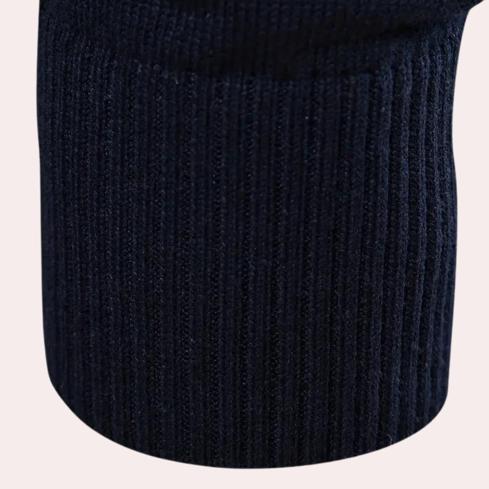 Stijlvolle Sweater Met Halve Rits voor Heren