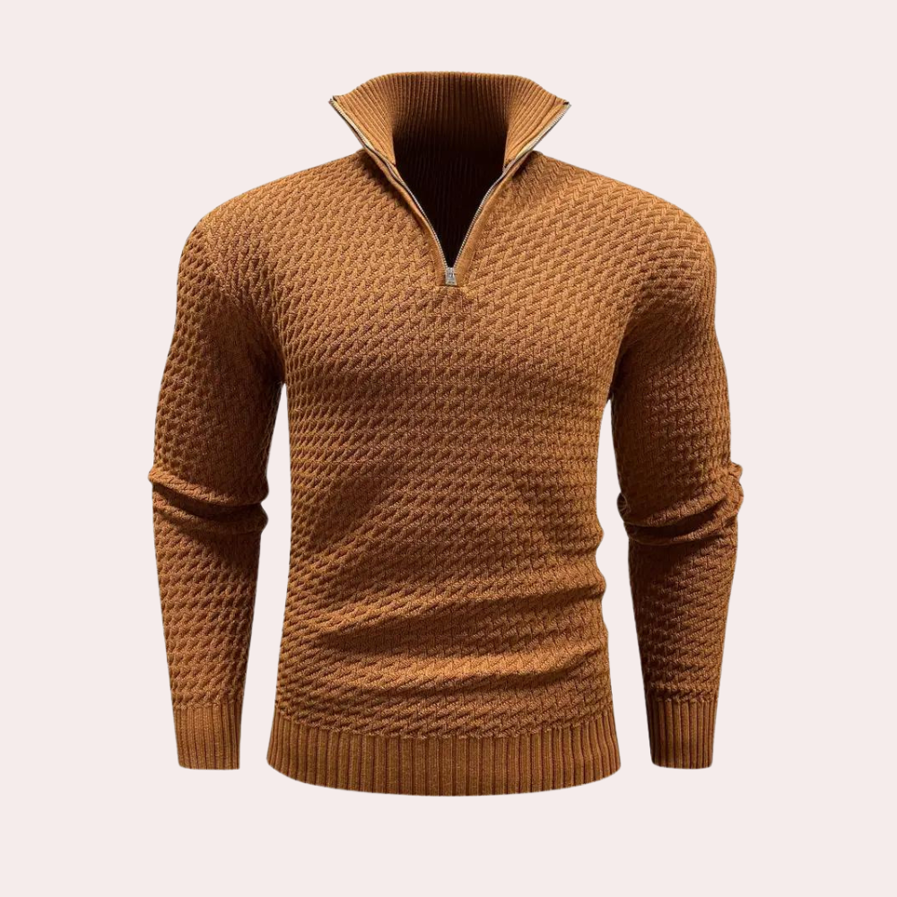 Sweater Met Rits voor Heren - Justin