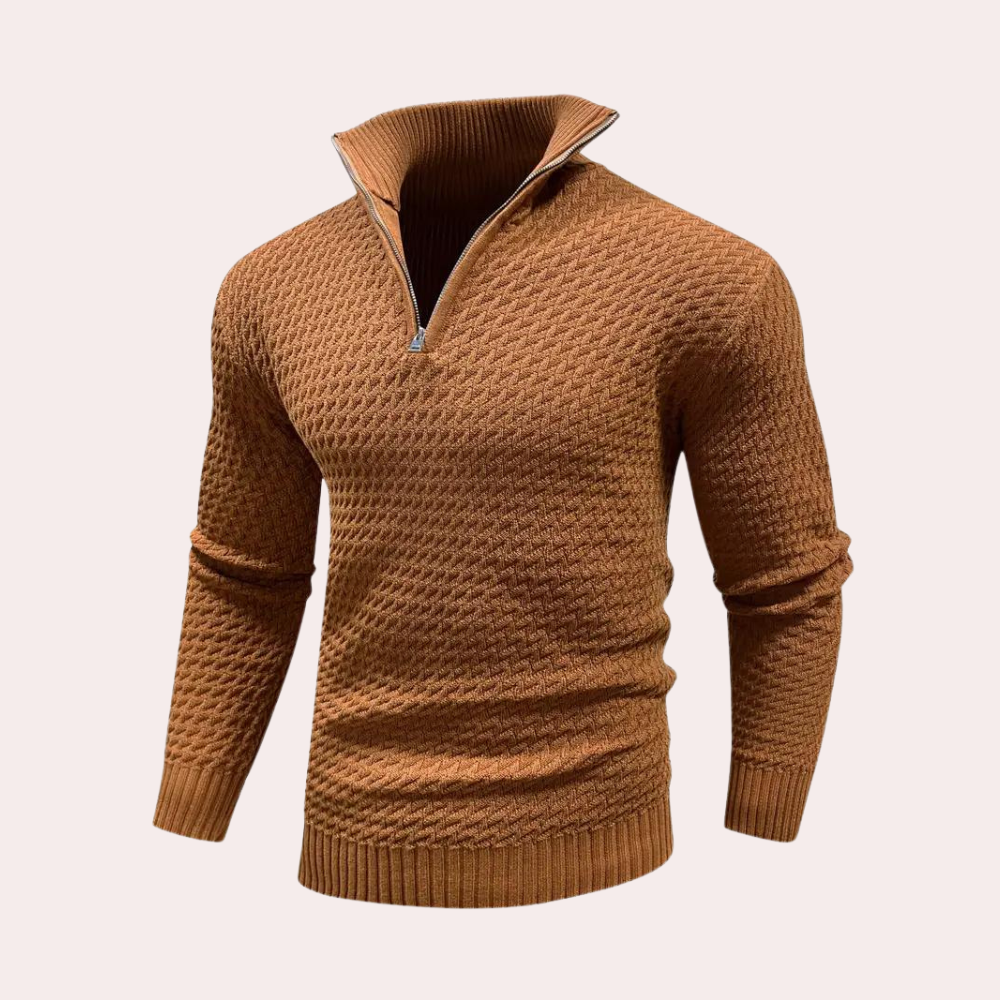 Sweater Met Rits voor Heren - Justin