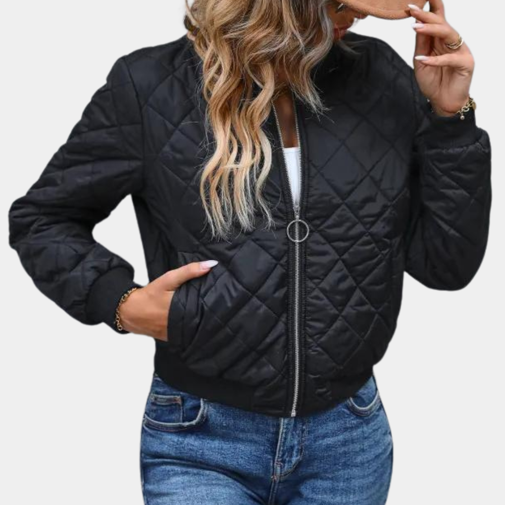 Stijlvolle Bomberjack Met Ritssluiting | Casual