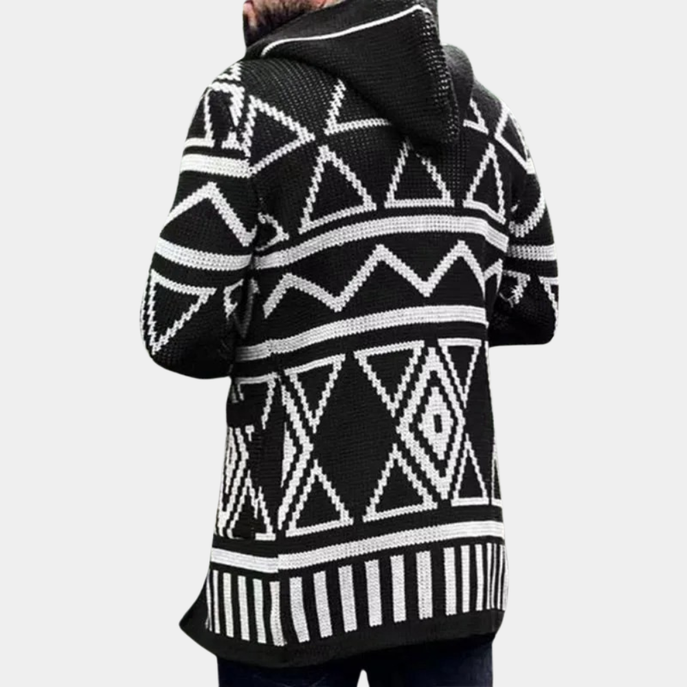 Modern Stijlvol Vest Met Capuchon