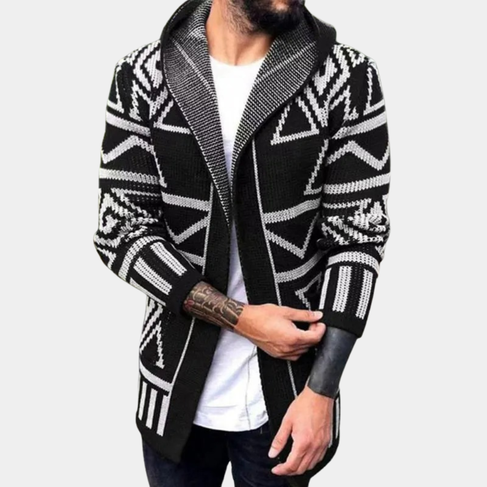 Modern Stijlvol Vest Met Capuchon
