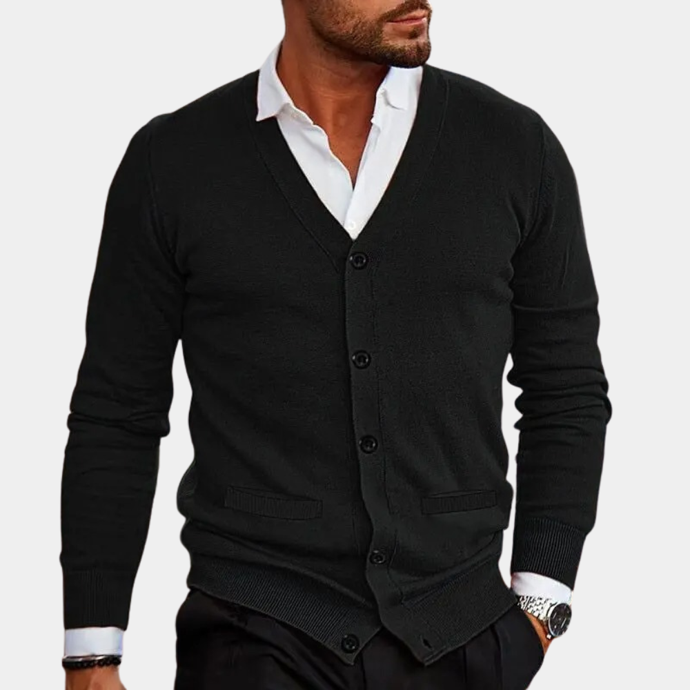 Casual Gebreid Vest Met Knopen - James