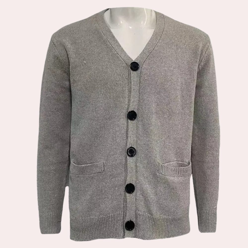 Casual Gebreid Vest Met Knopen - James