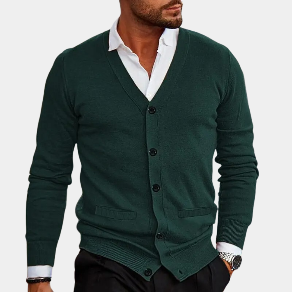 Casual Gebreid Vest Met Knopen - James