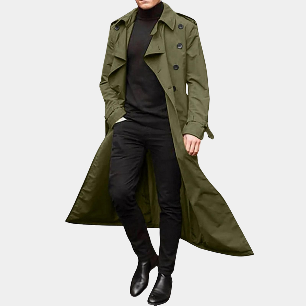Trenchcoat Lang Heren
