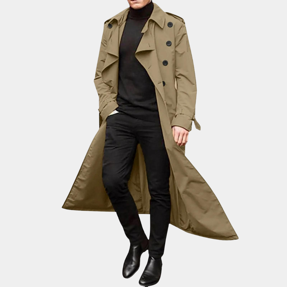 Trenchcoat Lang Heren