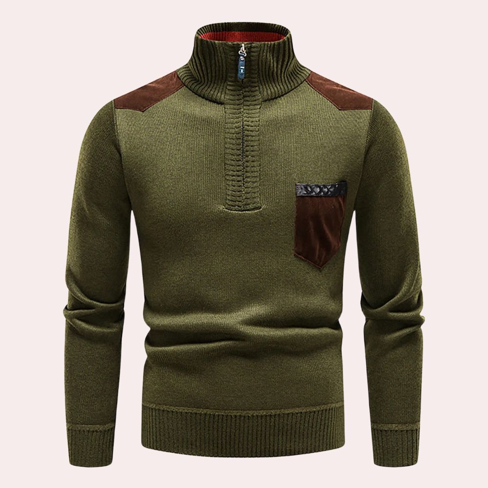 Casual Half Zip Sweater voor Heren - William