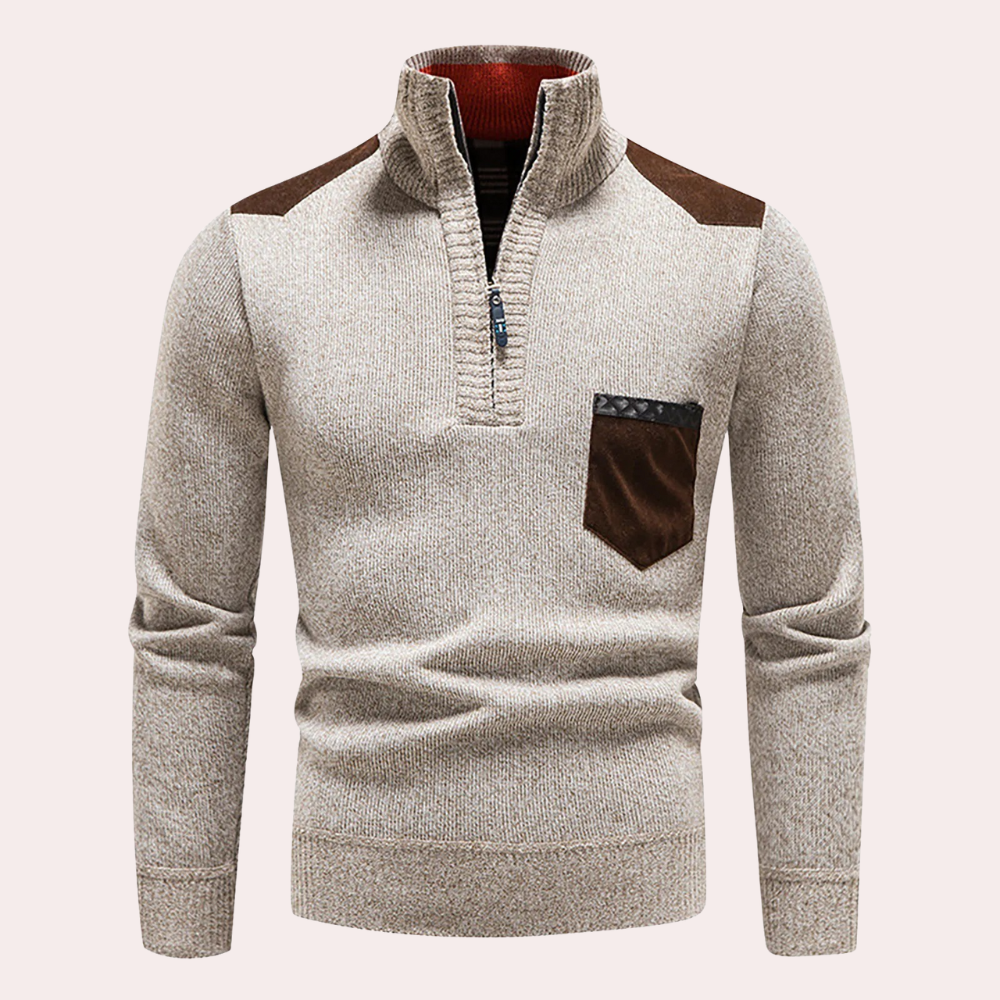 Casual Half Zip Sweater voor Heren - William