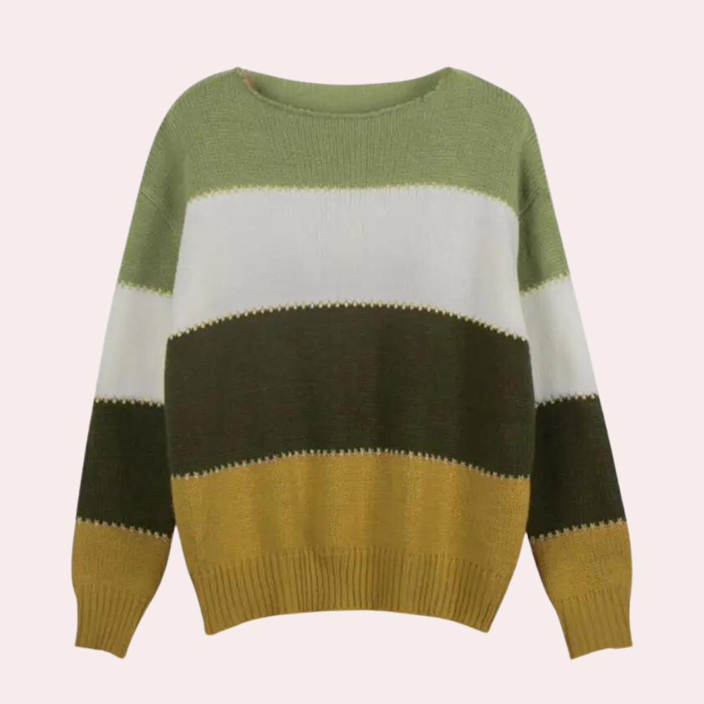 Stijlvol Gestreepte Sweater Voor Dames
