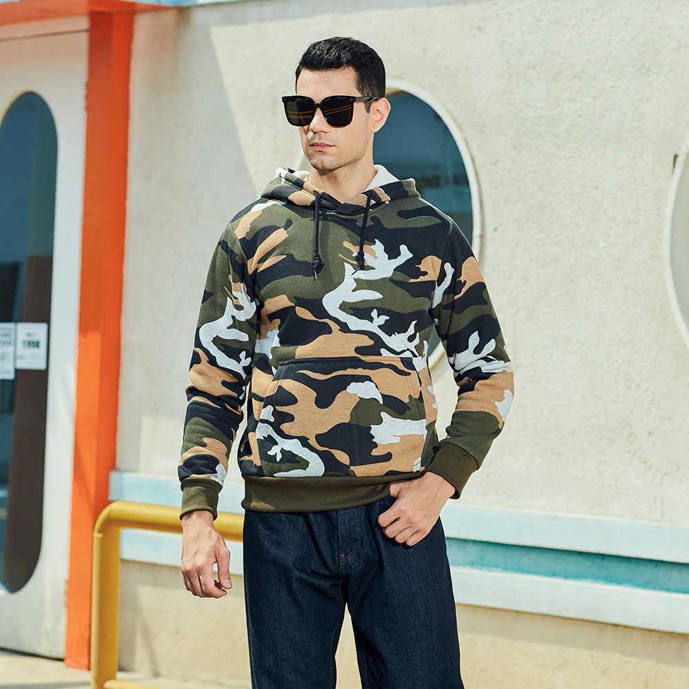 Casual Camo Hoodie voor Heren