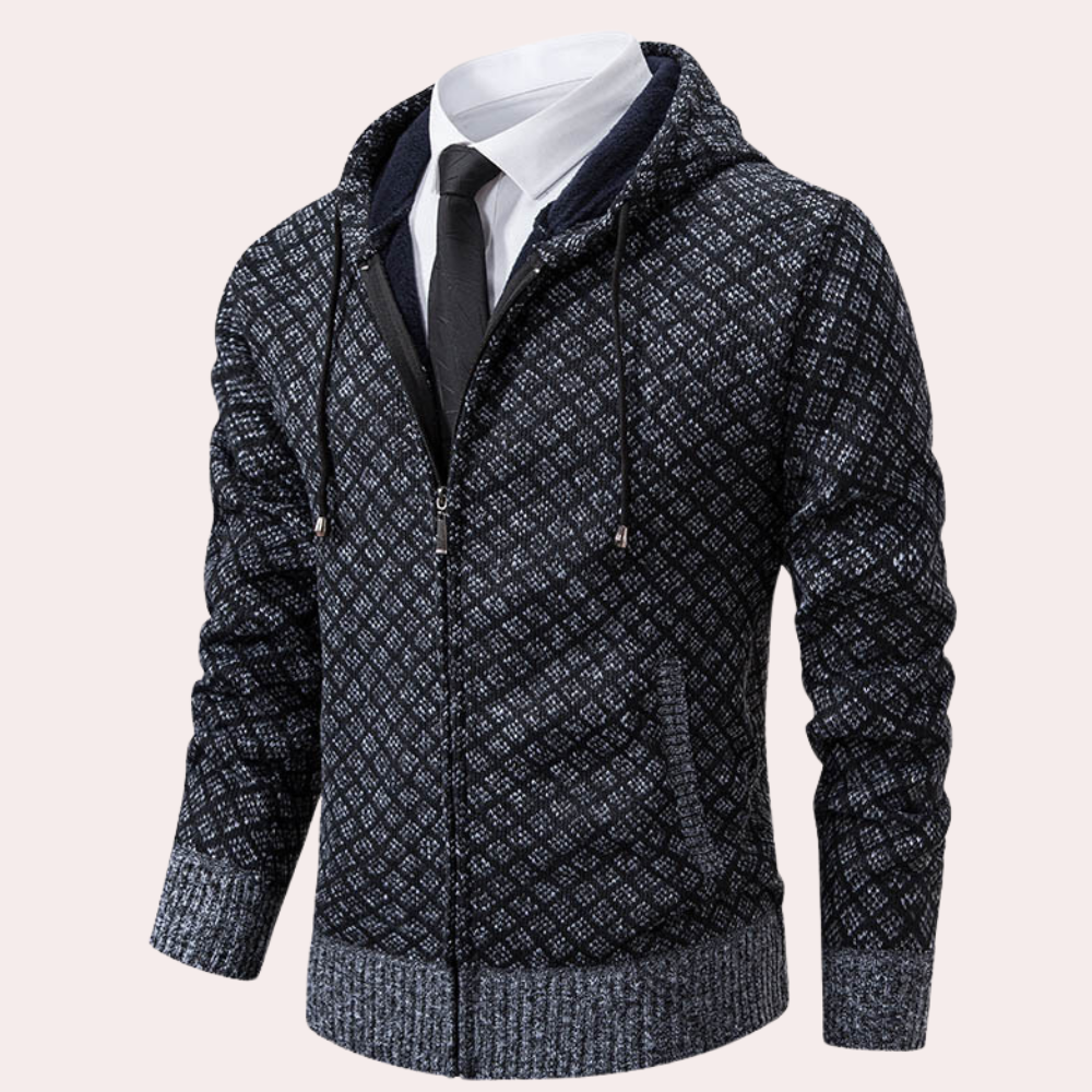 Net Vest Met Capuchon voor Heren - Zandro