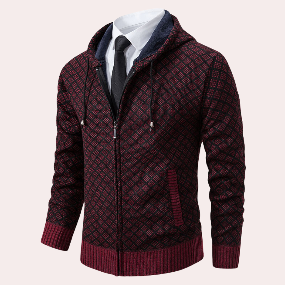 Net Vest Met Capuchon voor Heren - Zandro