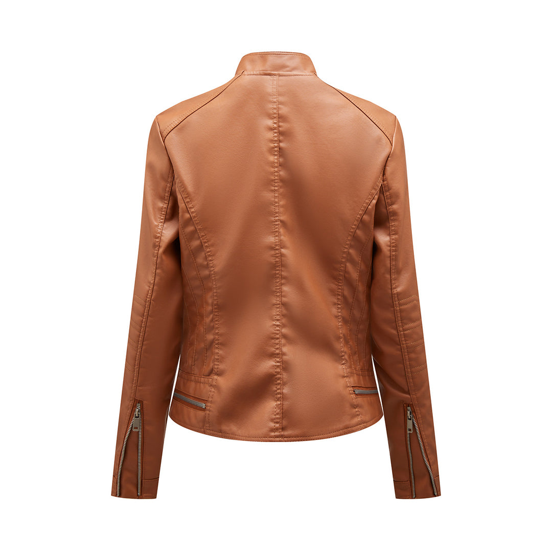 Motorjack Met Opstaande Kraag | Herfst