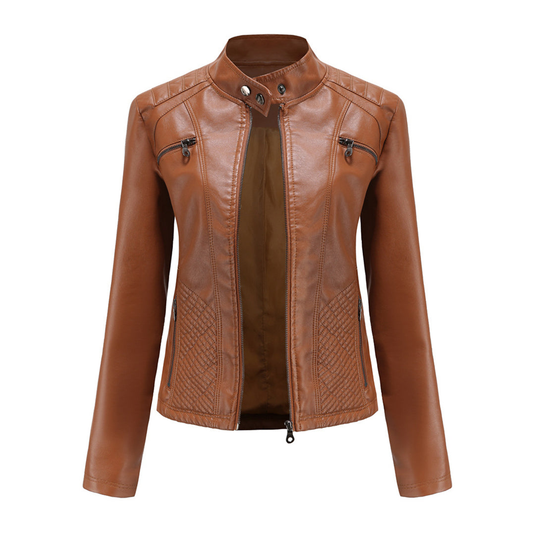 Stijlvolle Bikerjack Met Ritszakken | Winter