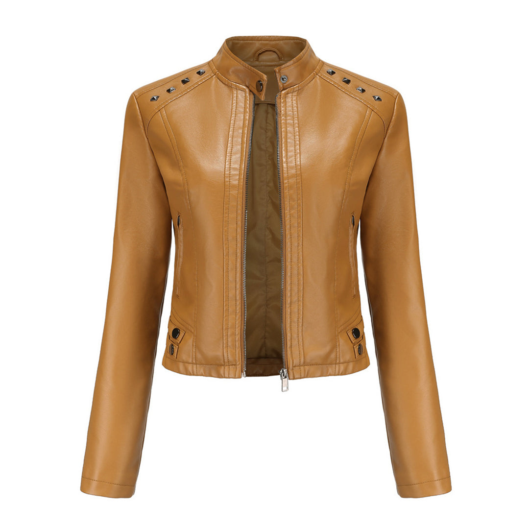Stijlvolle Bikerjack Met Rits | Kort