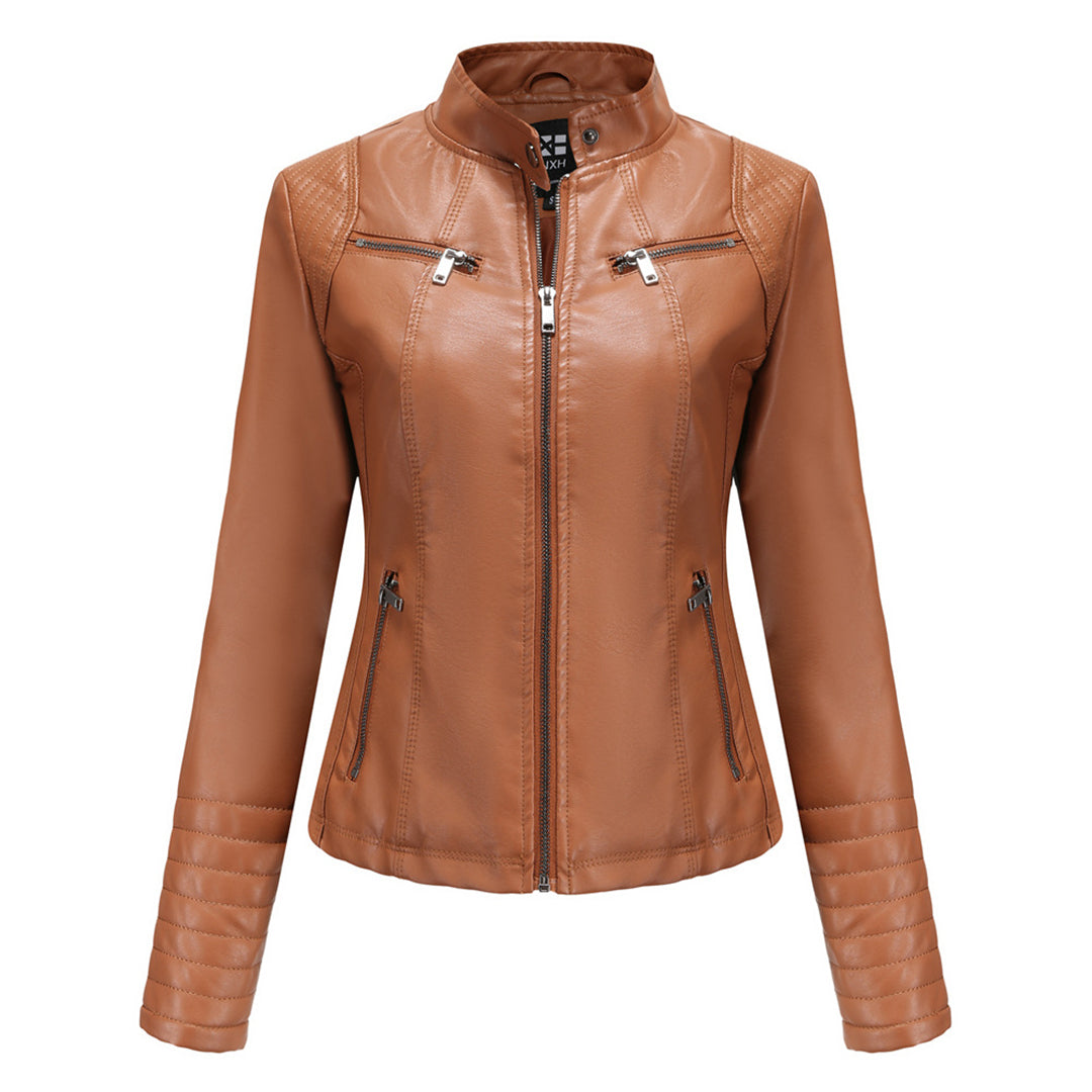 Stijlvolle Bikerjack Met Ritszakken | Winter