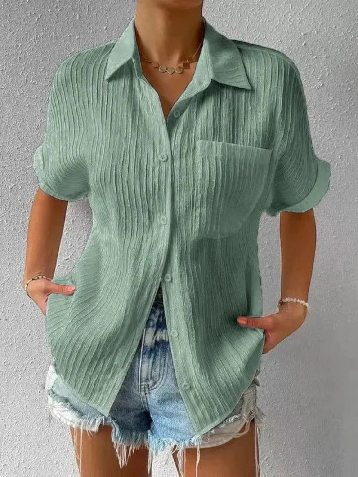 Mara | Zomer Blouse | Korte Mouwen