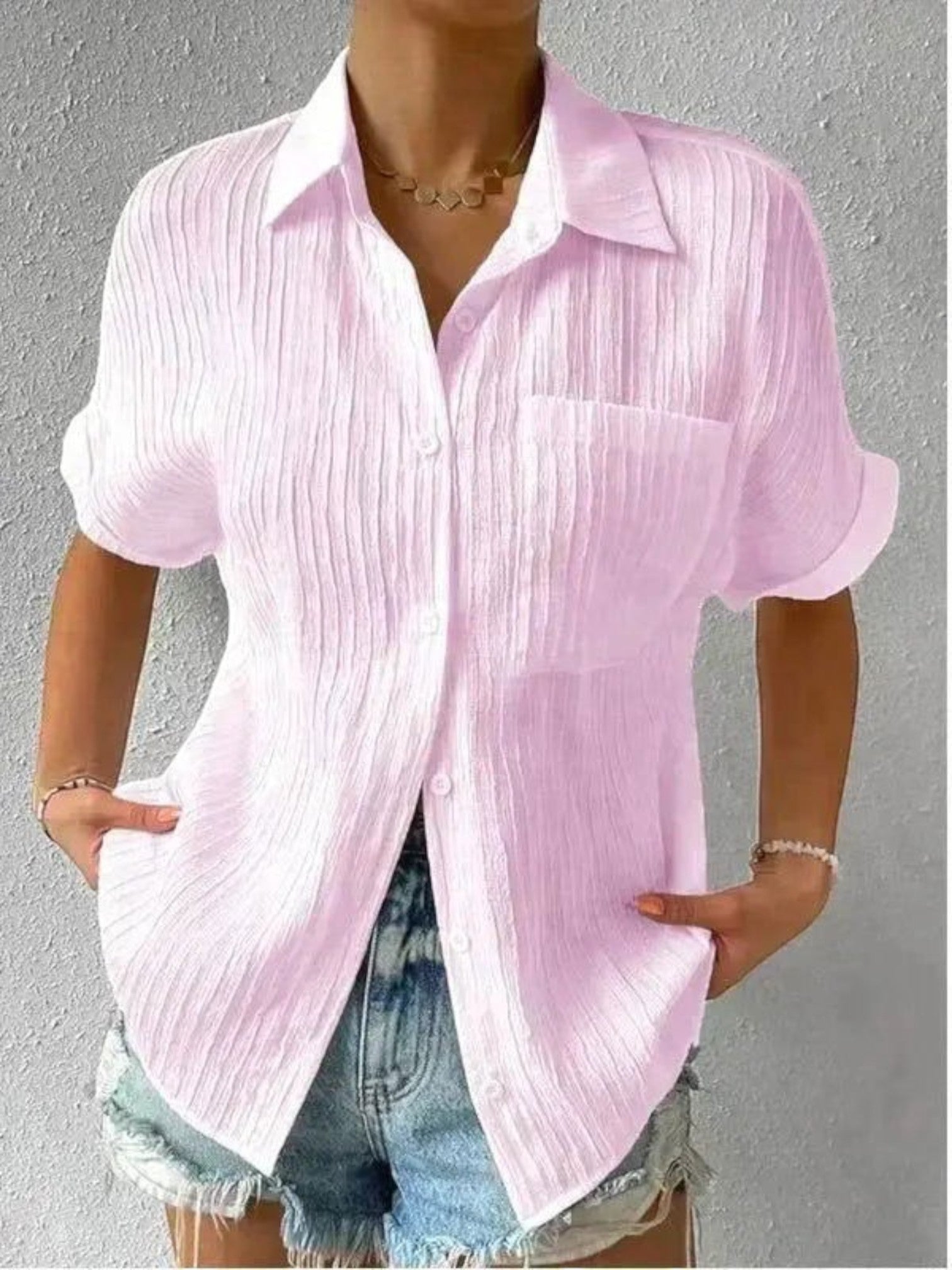 Mara | Zomer Blouse | Korte Mouwen