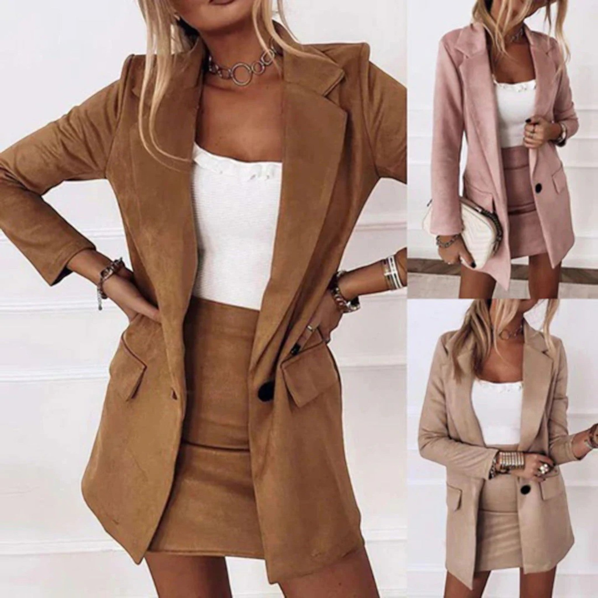 Tweedelige Blazer Set | Zomer