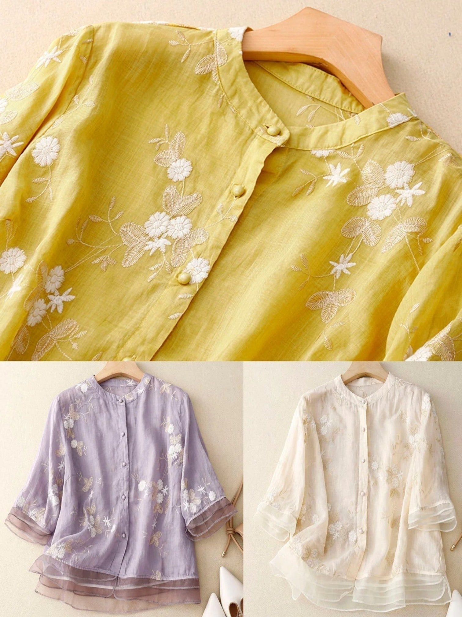 Amanda | Luchtige Zomer Blouse Met Bloemenprint