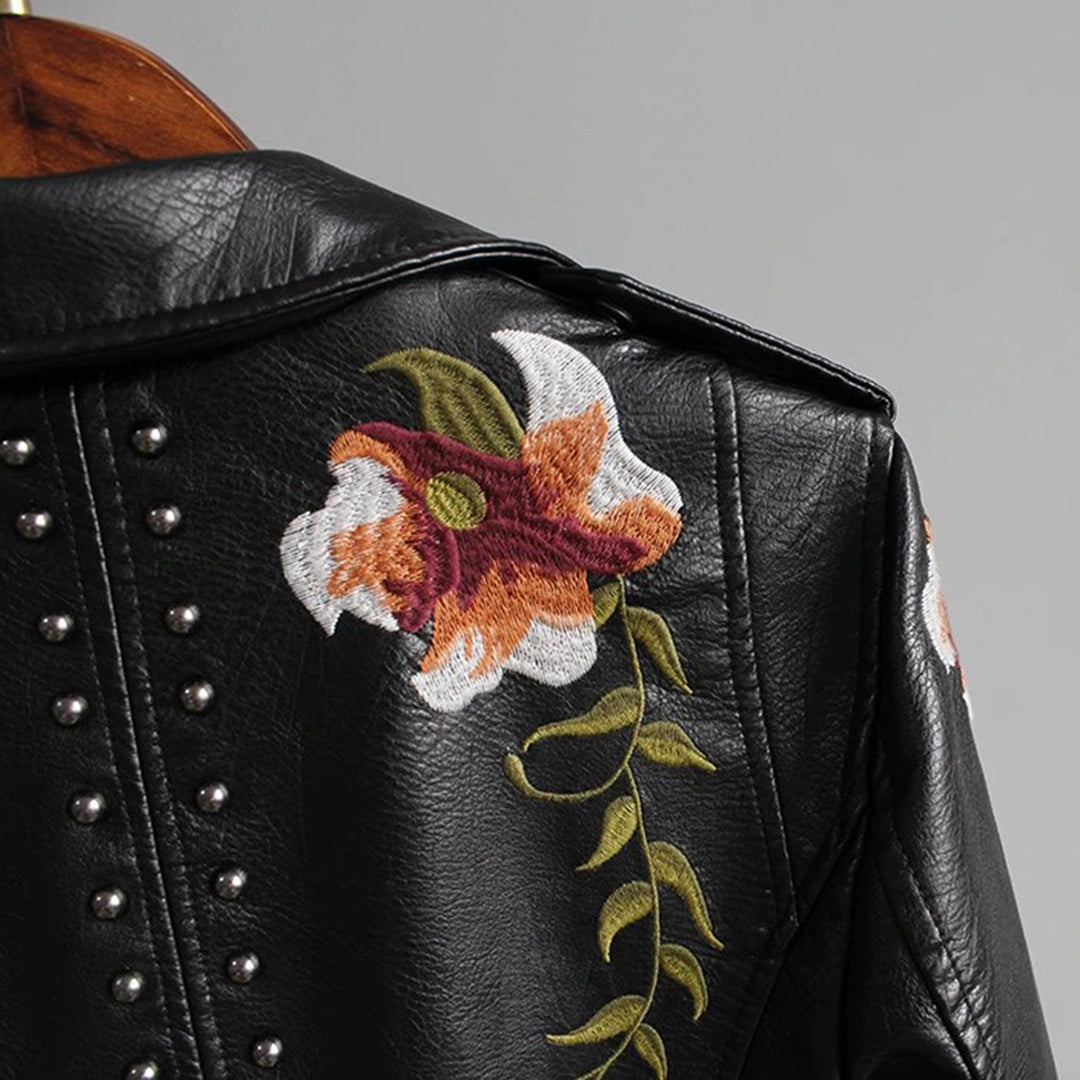 LOUISE - Vrouwenjack Met Bloemenprint