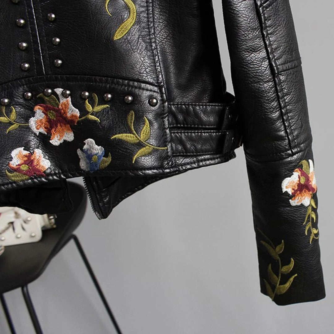 LOUISE - Vrouwenjack Met Bloemenprint
