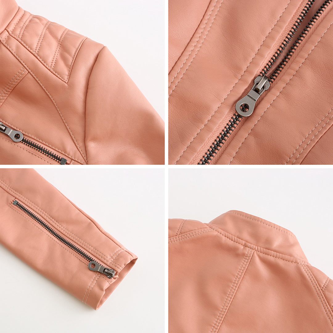 Stijlvolle Bikerjack Met Ritszakken | Winter