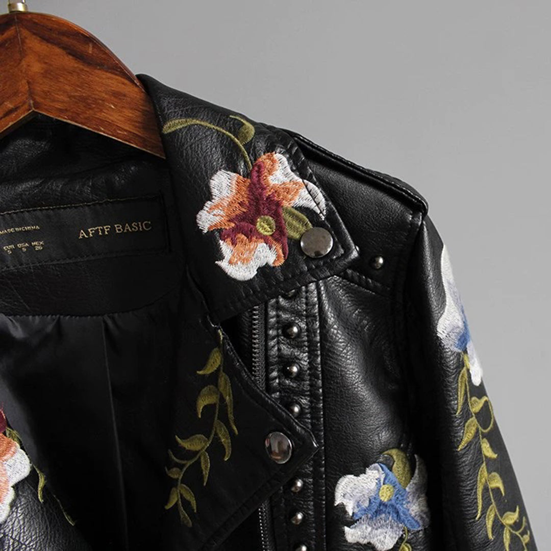 LOUISE - Vrouwenjack Met Bloemenprint