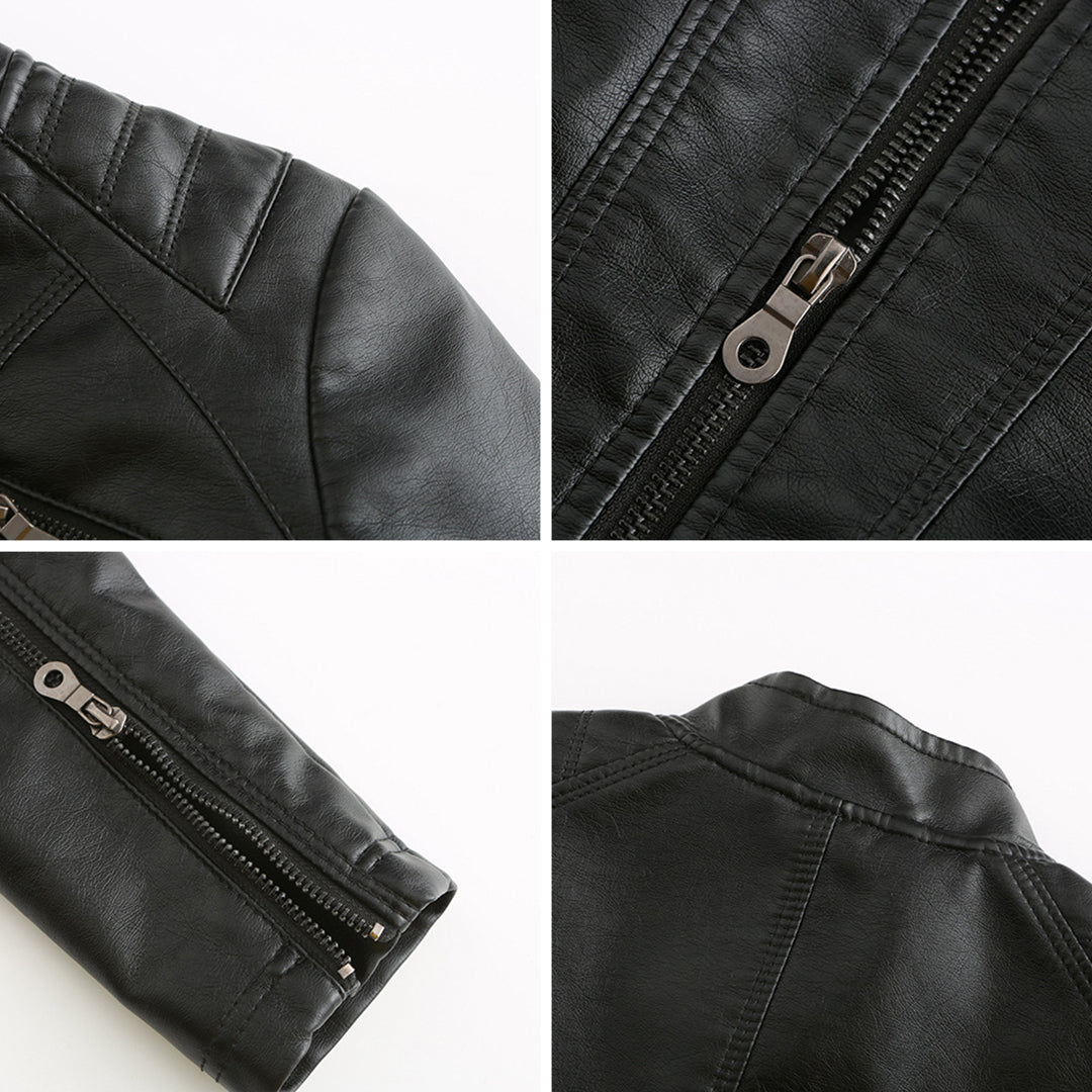 Stijlvolle Bikerjack Met Ritszakken | Winter