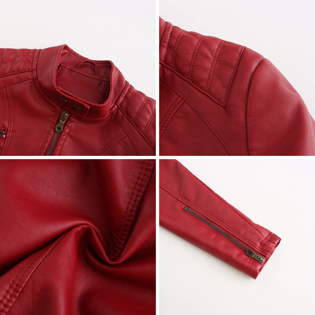 Stijlvolle Bikerjack Met Ritszakken | Winter