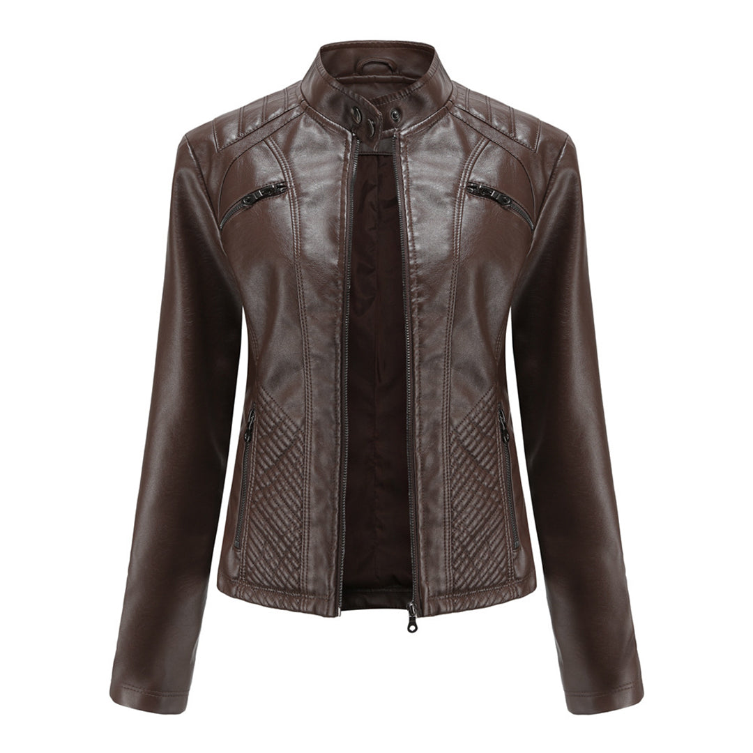 Stijlvolle Bikerjack Met Ritszakken | Winter