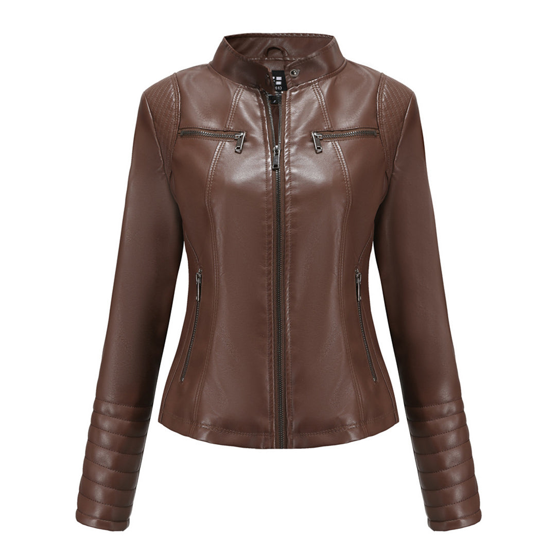Stijlvolle Bikerjack Met Ritszakken | Winter
