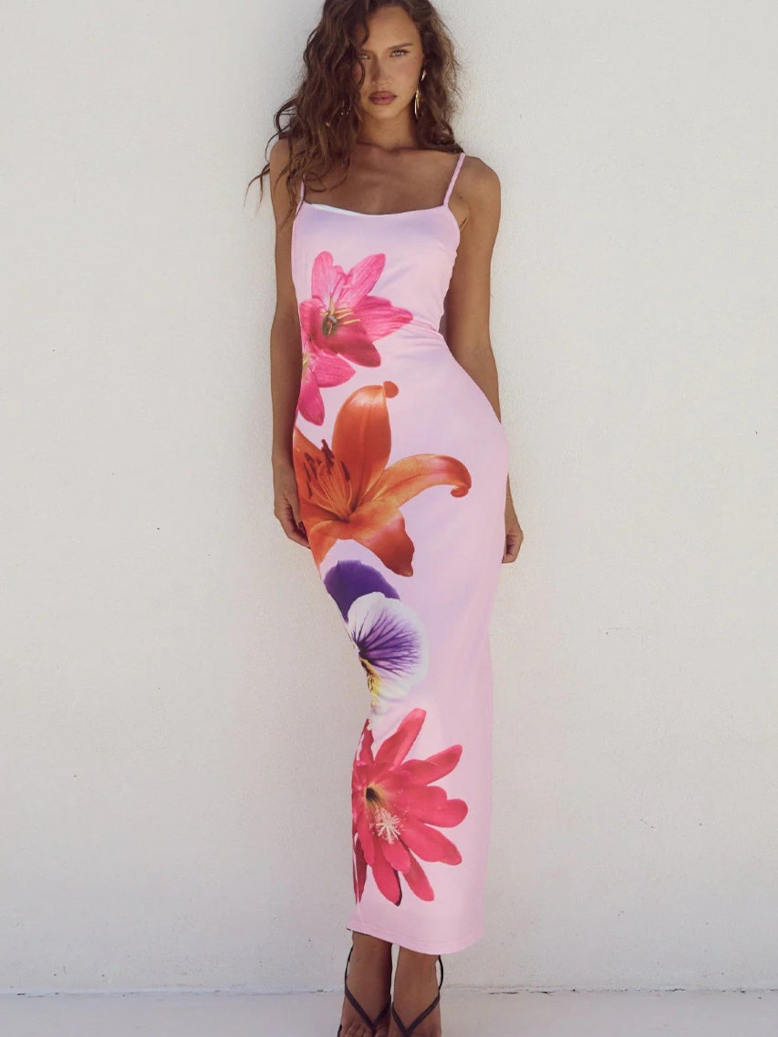 Angeli | Stijlvolle Maxi Zomerjurk Met Bloemenprint