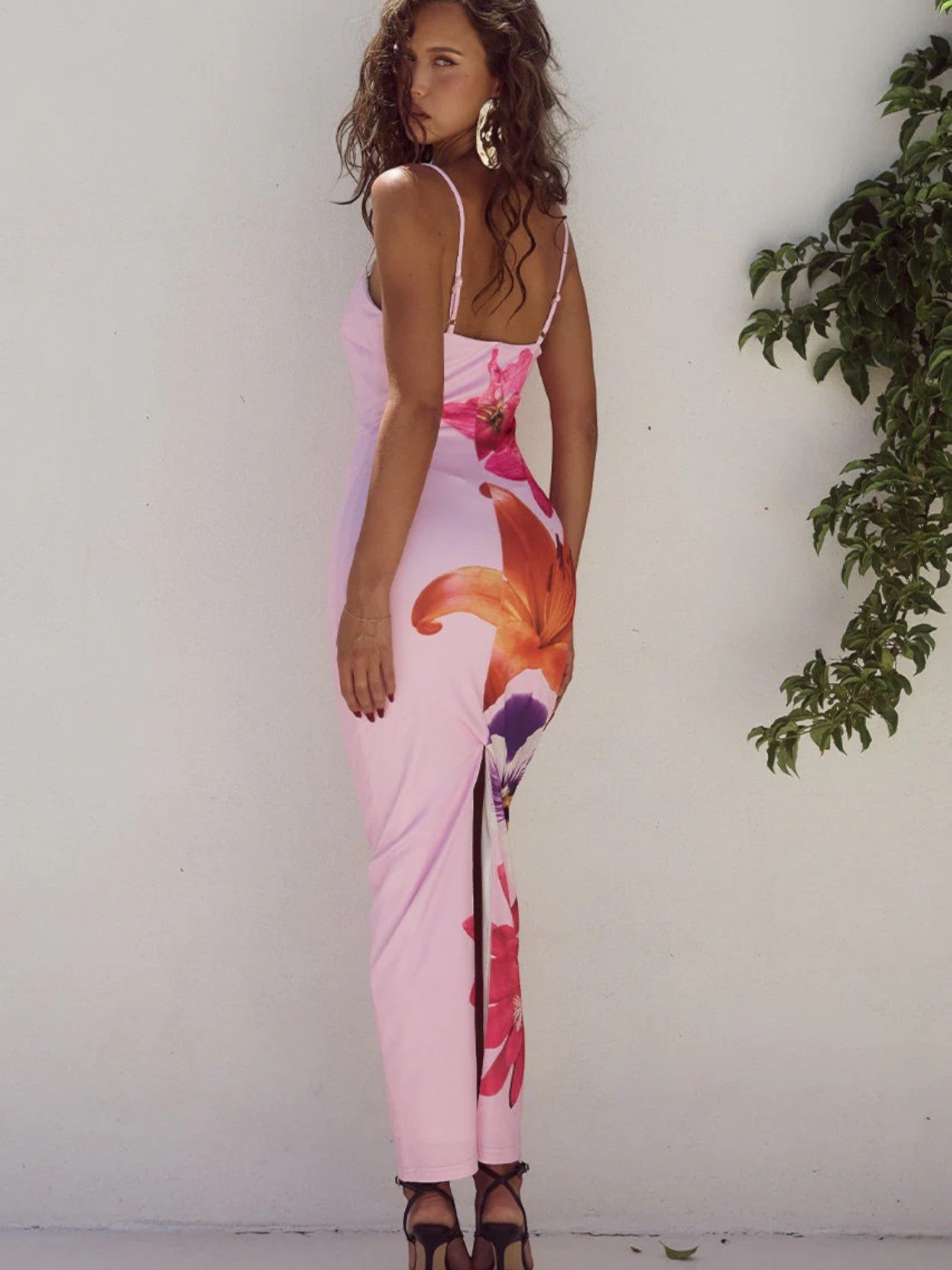 Angeli | Stijlvolle Maxi Zomerjurk Met Bloemenprint