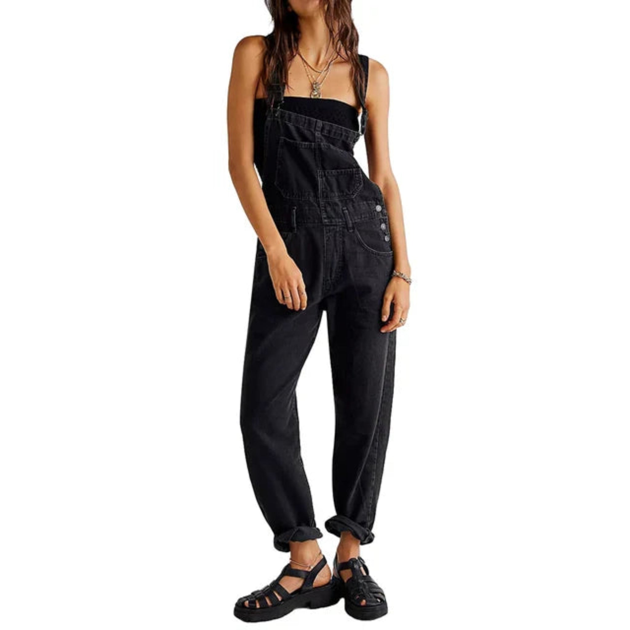 Jolien |  Zomerse Spijker Jumpsuit