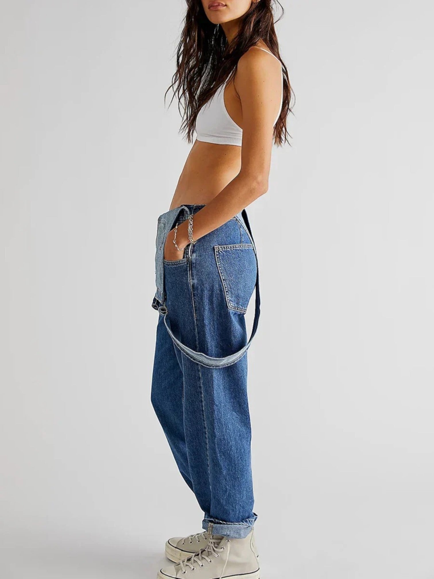 Jolien |  Zomerse Spijker Jumpsuit