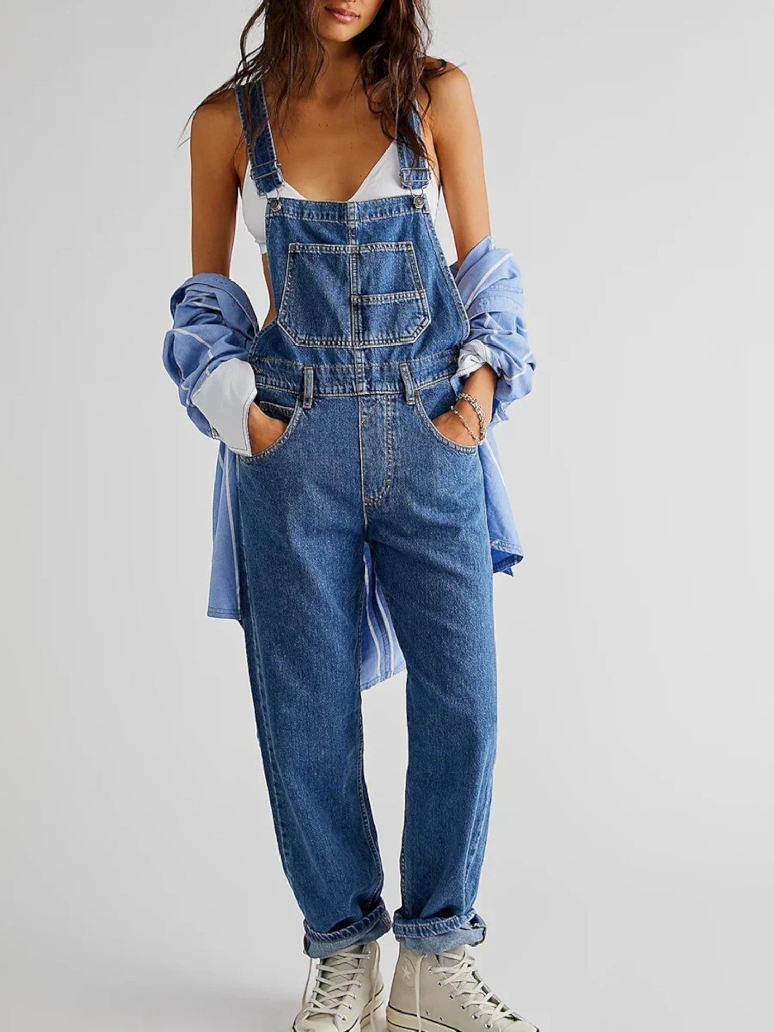 Jolien |  Zomerse Spijker Jumpsuit