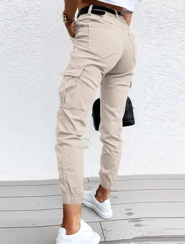Cargo Broek Met Hoge Taille Voor Dames - Sasha