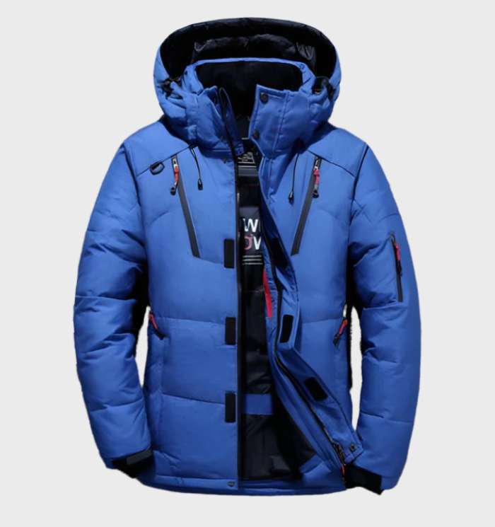 Heren Winterjas Met Capuchon En Eendendons - Nelson