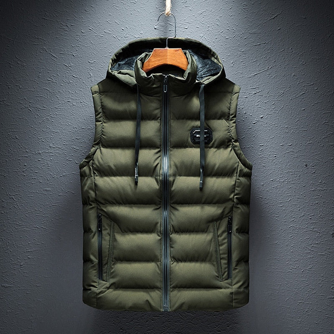 Casual Bodywarmer Met Capuchon Heren - Jason