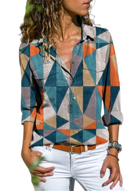Zomerse Dames Blouse Met Print