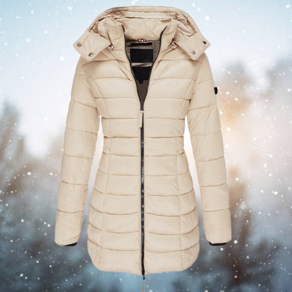 Elegante Waterdichte Winterjas Met Capuchon - Victoria