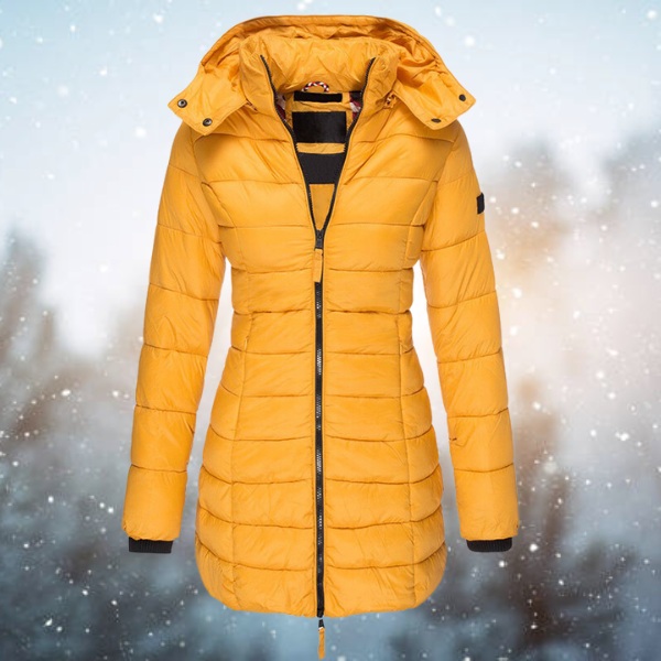 Elegante Waterdichte Winterjas Met Capuchon - Victoria