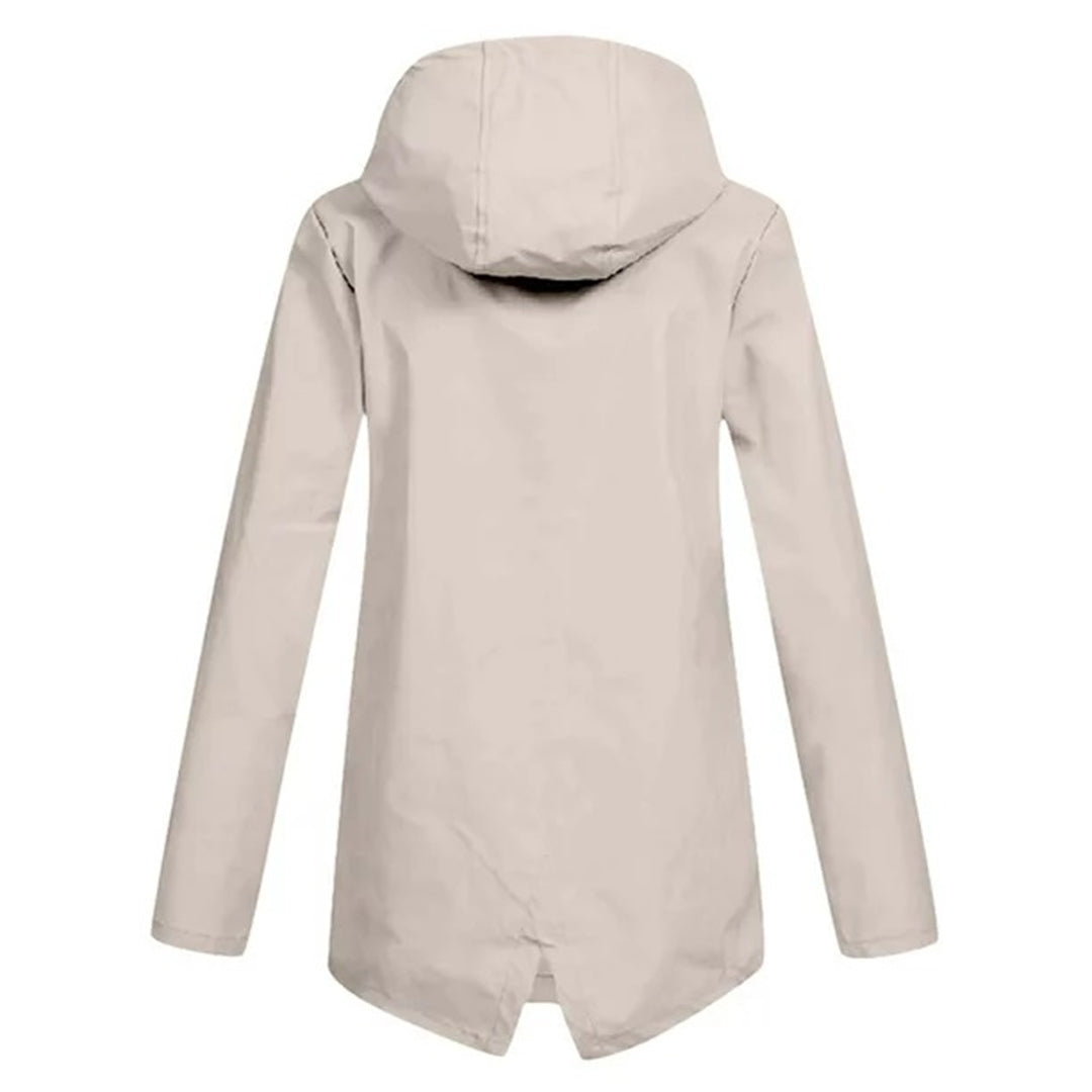 Outdoor - Lange Regenjas Met Capuchon Voor Dames