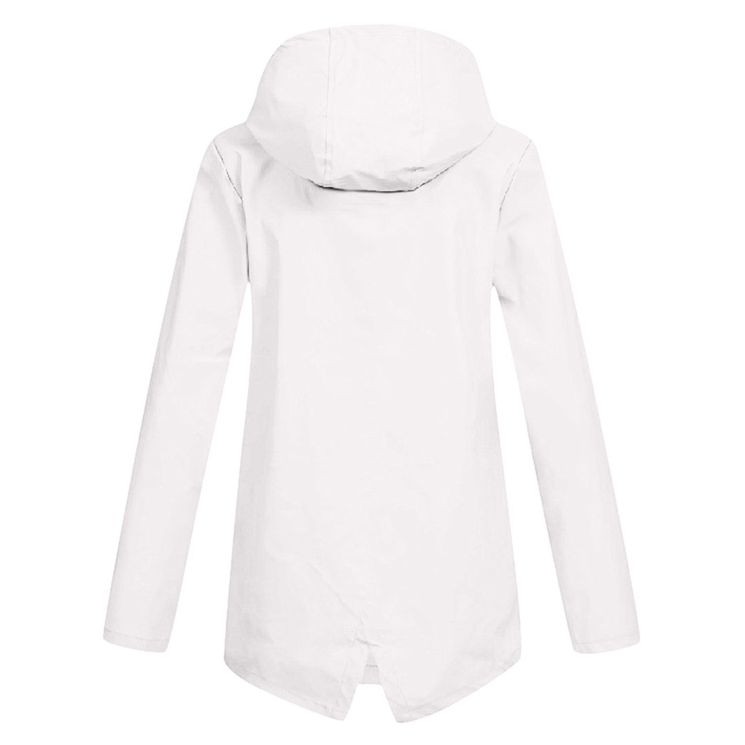 Outdoor - Lange Regenjas Met Capuchon Voor Dames